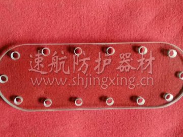椭圆形打孔铅玻璃